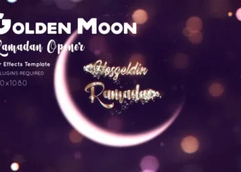 Videohive Ramadan Golden Moon 31674822