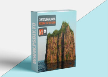 Cliff texturing with karma and material X