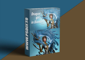 Flippednormals - Dragon girl in Blender course