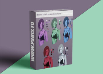 Gumroad - Aleriia_V - How I shade unrealistic skintones