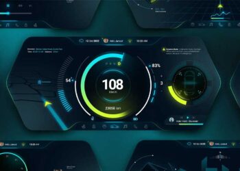 Pixflow - Car Cluster HUD UI Templates