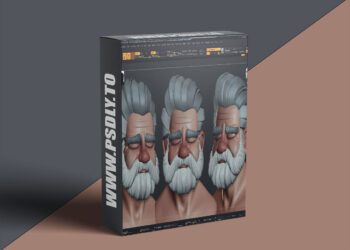 Sculpting stylised old man bust in ZBrush