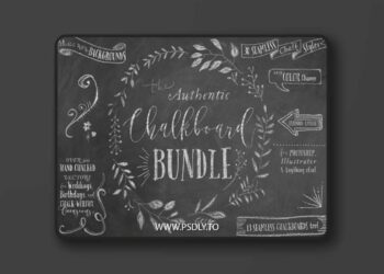 The Authentic Chalkboard Bundle 308xPNG 594864