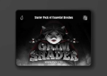 Grim Shader Brushes for Affinity