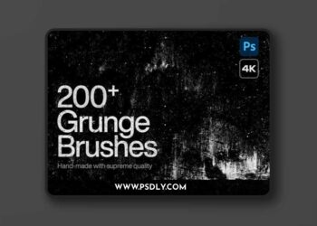 Grunge Brushes for Photoshop [4K]