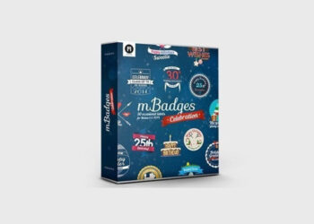 MotionVFX - mBadges - 30 High Quality Labels for Motion 5 and Final Cut Pro X (macOS)