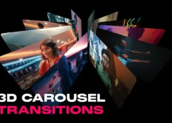 Videohive - 3D Carousel Transitions - 57614821