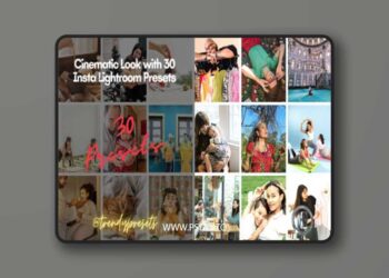 30 Cinematic Insta Lightroom Presets Collection