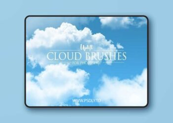 30 Cloud Photoshop Brushes