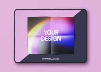 CreativeMarket - Black Brilliant Paper Mockup - PSD - 3226557