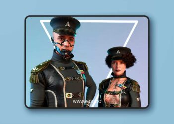 DForce Space Commander for Genesis 9 Poser