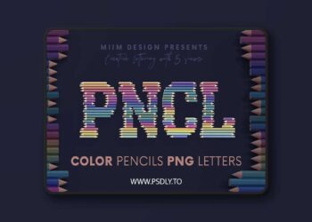 Deeezy - Color Pencils - 3D Lettering 47049