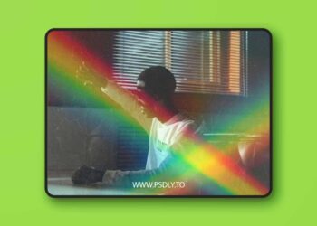 Lens Burn Retro Photo Effect for photoshop