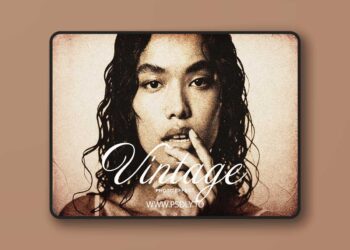 Vintage Sepia Photo Effect for Photoshop