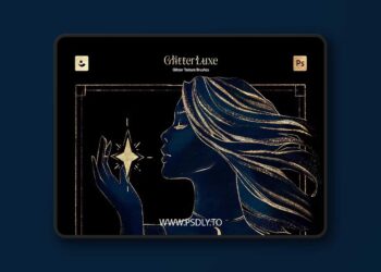 reativeMarket - Photoshop Glitter Texture Brushes - 291236029