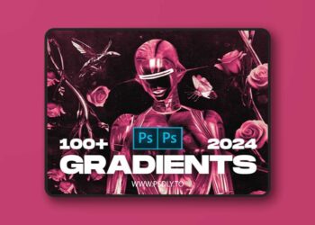 100+ Photoshop Gradients (GRD) Pack