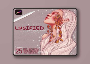 25 Premium Brushes Pack for Procreate