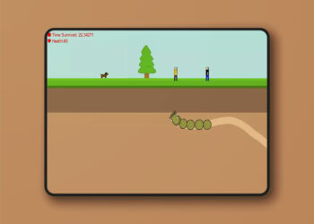 2D Side Scrolling - Giant Monster Worm Survival KIT v1.1
