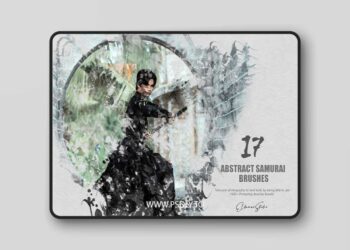 Artstation - 17 Abstract Samurai Brushes