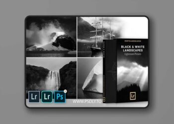 Black & White Landscapes - Mobile & Desktop Lightroom Presets