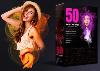 Creativemarket - Smoke Fire Flame PNG Brush Set