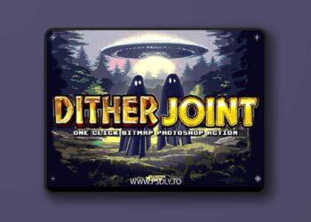 Dither Joint Effect - Photoshop Action