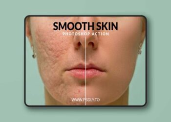 High End Smooth Skin Retouch Actions for Photoshop