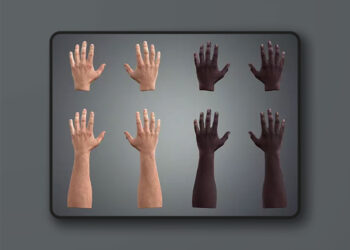 Leap Motion Realistic Male Hands v1.5
