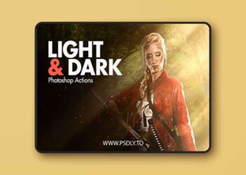 Light and Dark Actions for Photoshop