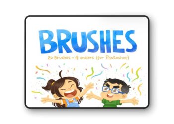 Sketching & Noise Brushes Pack for Photoshop