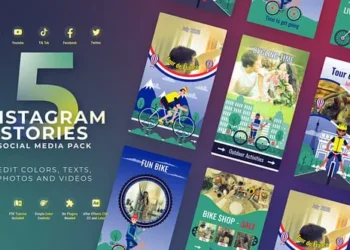 Videohive - Bicycle Promo Stories Tour de France Instagram Cycling Event Promo - 58641237