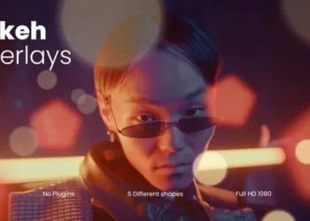 Videohive - Bokeh Overlay - 58526748