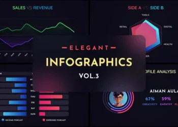 Videohive - Elegant Infographics Pack Vol.3 - 58607307