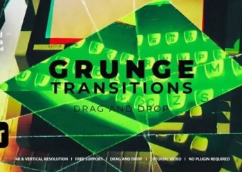 Videohive - Grunge Transitions - 58463090