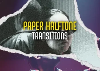 Videohive - Paper Halftone Transitions - 58592328