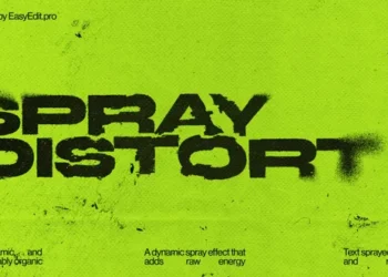 Videohive - Spray Distort Typography - 58388416