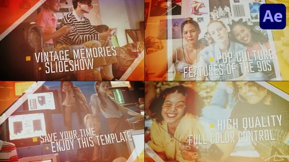 Videohive - Vintage Photo Slides for After Effects - 58479619 1 Videohive - Vintage Photo Slides for After Effects - 58479619