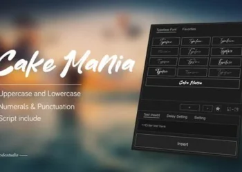 Videohive - Animated Typeface - Cake Mania - 58371636