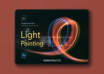 Creativemarket - Light Painting Photoshop Brushes