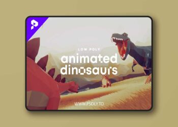 Low Poly Animated Dinosaurs v2.05