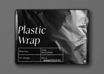 Plastic Wrap Overlays for Photoshop