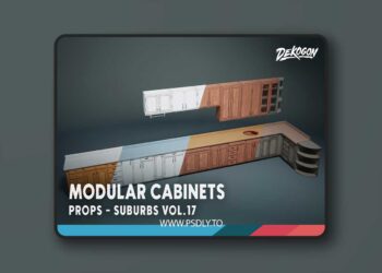 Suburbs VOL.17 - Modular Cabinets (Nanite and Low Poly) (5.4)