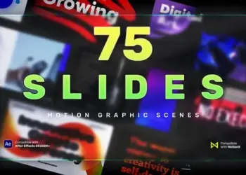 Videohive - 75 Slide Scenes | After Effects - 59123481