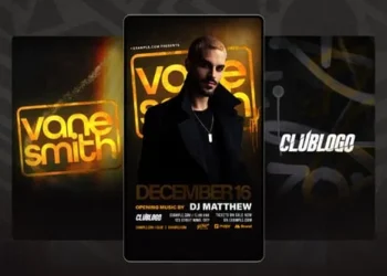 Videohive - Animated Nightclub Flyer Template - 58790045