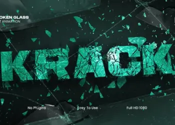 Videohive - Broken Glass Text Animations - 59106549