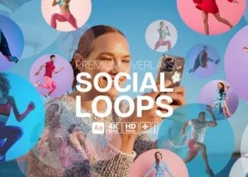 Premium Overlays Social Loops - 58794197