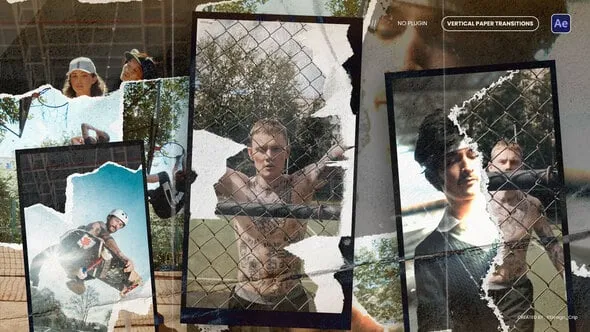 Videohive - Vertical Paper Transitions - 59061503 1 Vertical Paper Transitions