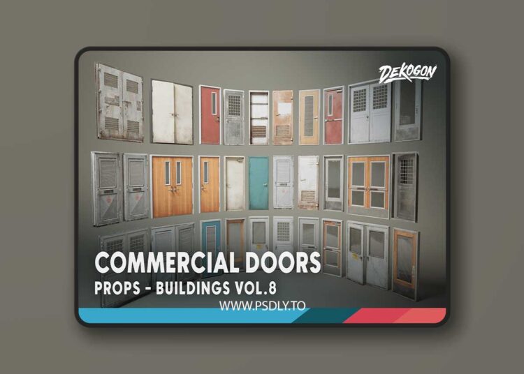 Buildings VOL.8 - Commercial Doors (Nanite & Low Poly) (5.4) 1 Buildings VOL.8 - Commercial Doors (Nanite & Low Poly) (5.4)