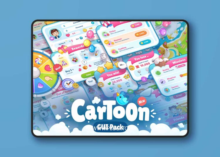 Cartoon GUI Pack v2.0.5 for Unreal Engine 1 Cartoon GUI Pack v2.0.5