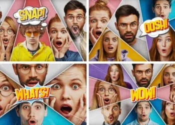 Comic Multi Split Screen Reactions